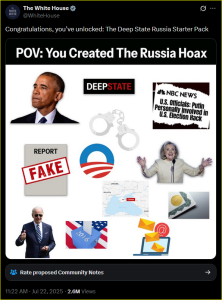 WH: The Deep State Russia Starter Pack