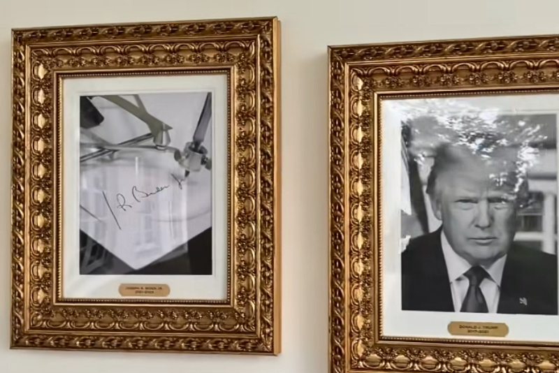 Trump’s WH: Biden’s Portrait Booted for Autopen