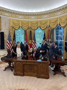 Trump Honored as Peacemaker by Nixon Foundation